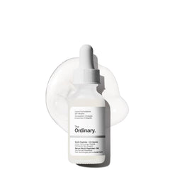 The Ordinary bottle front packaging showing product and benefits