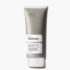 The Ordinary NMF + Hyaluronic Acid cream on fingertips, facial moisture boost