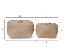 THE VERTI open fold-down display reveals organized pockets benefit