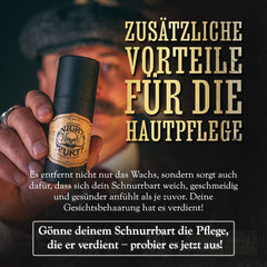 THE VINTAGE GROOMING CO. oil texture close-up highlighting lightweight blend benefit