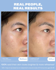 Then I Met You cream texture swipe illustrating lightweight gel hydration