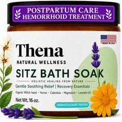 THENA front packaging showing product and calming lavender scent benefit