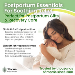 THENA sitz bath in use on toilet basin demonstrating easy at-home relief benefit