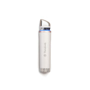 TheraFace depuffing wand front view showing sleek design and portability benefit