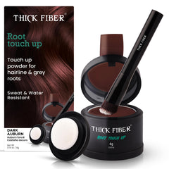 THICK FIBER front packaging showing Red Brown kit for quick coverage