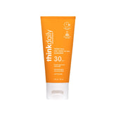 Think brand front tube showing SPF 30 and tinted face benefit