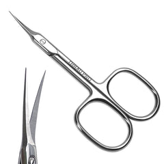 THRAU scissors front packaging showing compact grooming tool and benefits