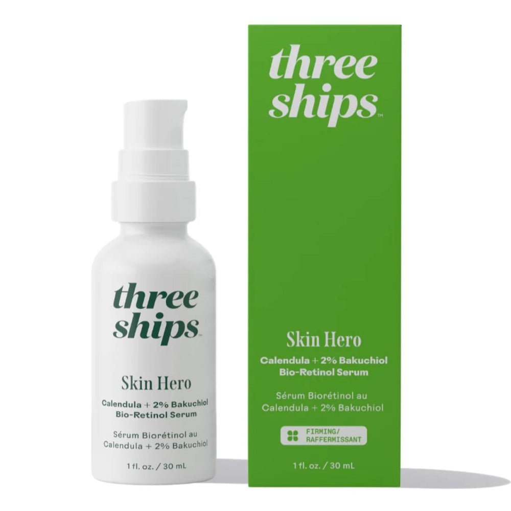 Three Ships bottle front view showing clean packaging and product benefit