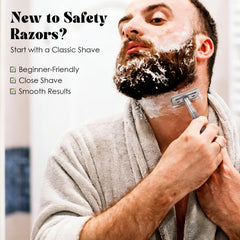 THURLADY close-up of textured handle providing secure grip for precise shaves