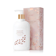 Thymes jar front view showing Goldleaf Gardenia label and elegant packaging benefit: gift-worthy presentation