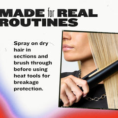 TIGI Bed Head used before flat iron to protect hair from heat