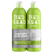 TIGI Bed Head front packaging showing duo and large bottles for value