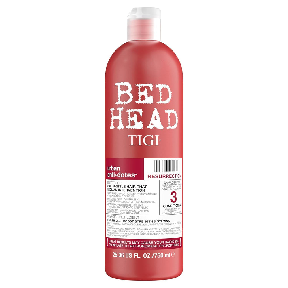 TIGI Bed Head front bottle view showing product label and size for clear identification