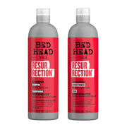 TIGI front packaging showing duo bottles and benefits