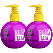 TIGI Small Talk front packaging showing product and benefit of volume