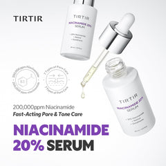 TIRTIR 30ml bottle label close-up showing ingredient concentration