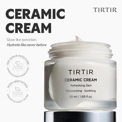 TIRTIR cream being dispensed to demonstrate easy application