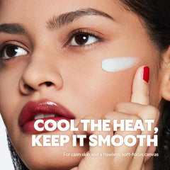 TIRTIR close-up of gel-cream texture highlighting smooth finish benefit