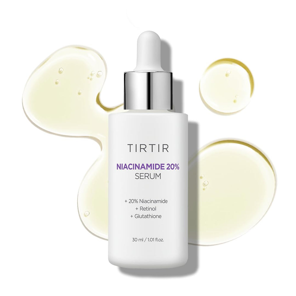TIRTIR front packaging showing 20% niacinamide and benefits