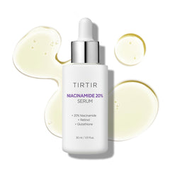 TIRTIR front packaging showing 20% niacinamide and benefits
