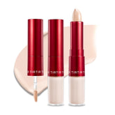 TIRTIR Glide&Hide front view compact concealer highlighting portability and dual tool benefit