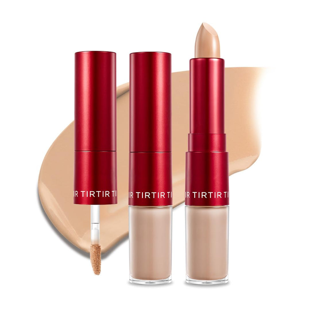 TIRTIR front packaging showing dual-ended concealer and shade label, convenient travel size