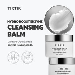 TIRTIR balm on hand demonstrating melt-away makeup removal benefit