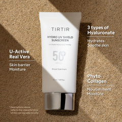 TIRTIR applied on hand to show absorption and non-sticky feel