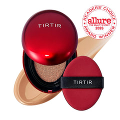 TIRTIR open cushion showing soaked sponge and easy pickup for quick touch-ups
