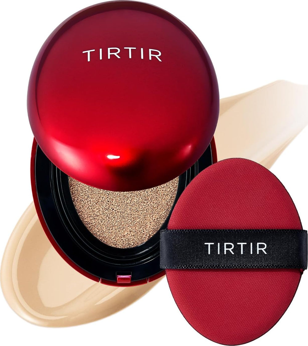 TIRTIR compact front view showing sleek design and portability benefit