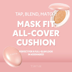 TIRTIR open cushion top view with puff ready for even application