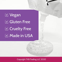 TKB Trading close-up gel texture highlighting smooth non-sticky finish