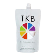 TKB Trading clear Versagel jar front view showing label, easy ingredient handling