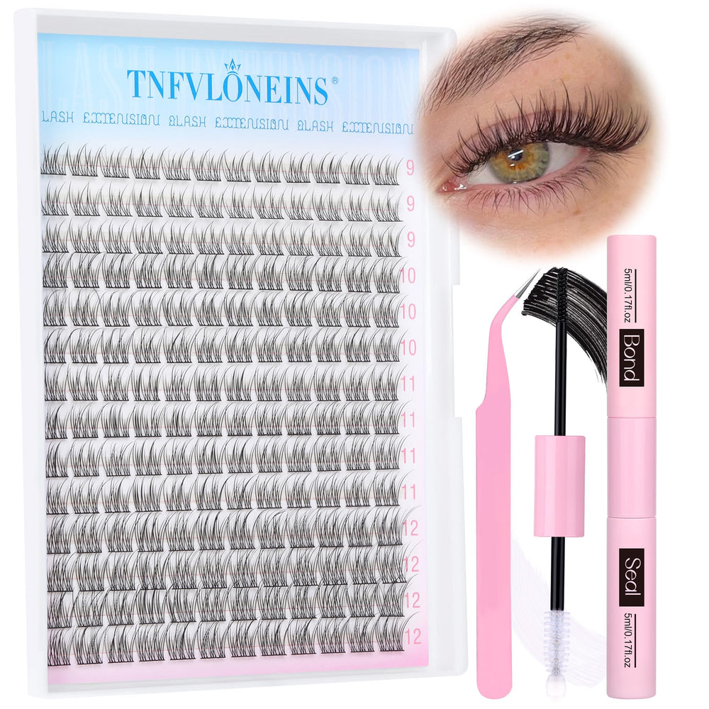 TNFVLONEINS front packaging showing kit contents and natural look benefit