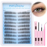 TNFVLONEINS front packaging showing complete lash kit and tools, professional convenience