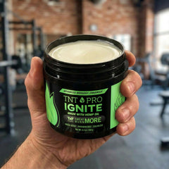 TNT Pro Series gel texture close-up highlighting quick absorption and smooth feel