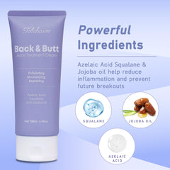 Tobcharm cream texture close-up demonstrating lightweight, fast-absorbing lotion benefit