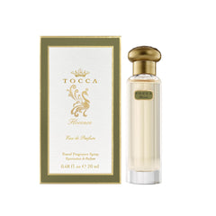 Tocca Florence front bottle showing elegant label and compact size, perfect gift