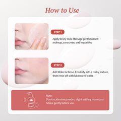TOCOBO emulsified milky texture in hand showing easy rinseability