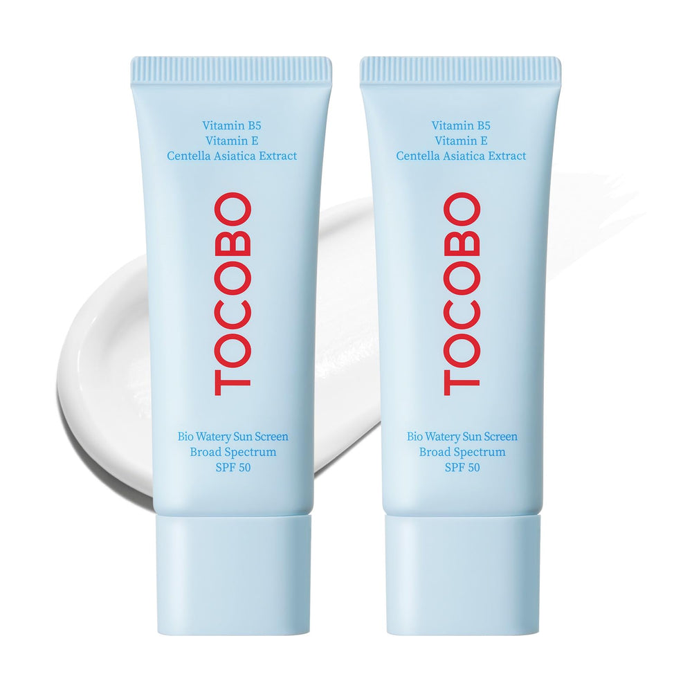 TOCOBO front packaging showing two tubes and travel-friendly benefit