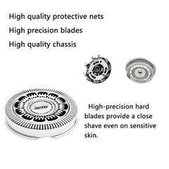 Tomorrow will be better SH60 heads installed on a Series 6000 shaver demonstrating easy fit