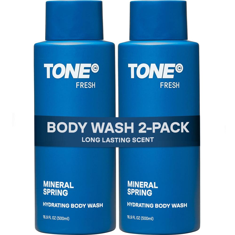 TONE Exclusive front packaging showing fresh 16.9 fl oz bottles and branding for reliable scent