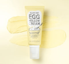 Too Cool For School ingredient focus with egg extract bottle showing nourishing benefits