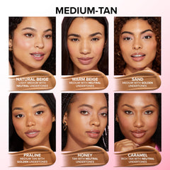 Too Faced application sponge demonstrating smooth blendability benefit