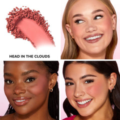 Too Faced close-up of powder texture showing velvety finish for smooth blending