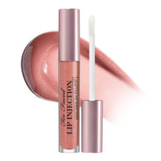 Too Faced front packaging shows shade and glossy plumping benefit