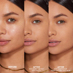 Too Faced powder texture close-up revealing silky finish and fine milling
