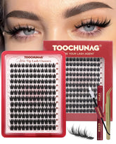 TOOCHUNAG front packaging showing full lash kit and tools for easy setup