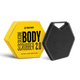 TOOLETRIES front view of charcoal scrubber showing compact design and hygiene benefit