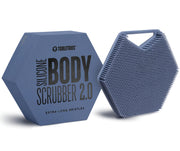 TOOLETRIES front view showing Glacier color and compact design, easy hygienic upgrade